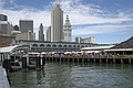 Arriving at the Ferry Building in San Francisco