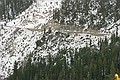Highway 89 at Emerald Bay Avalanche Zone