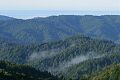 Santa Cruz Mountains and the Pacific Ocean