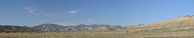 Santa Lucia Mountains from Fort Hunter Liggett