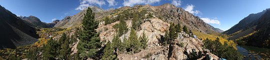 180 Lundy Canyon Panorama