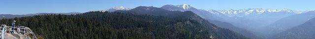 210 Panorama of Sequoia N.P. from Moro Rock
