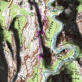 3D-Map of West Rim Trail Hike - December 26, 2006