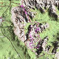 3D-Map of Peekaboo Loop Trail Hike - December 27, 2006