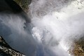 Water dropping over Nevada Fall