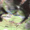 3D Map of hike to Nevada Fall