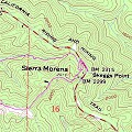 Topo Map of Corte Madera Hike