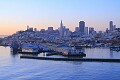 Dawn Princess approaches San Francisco dawn