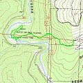 Tall Trees Hike Topo Map