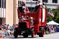 Garbage truck float