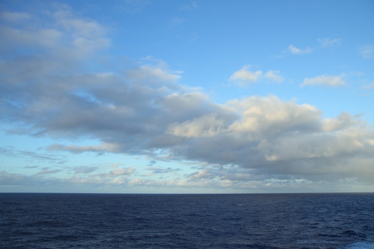 Sunset at Sea - December 25, 2010