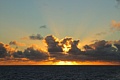 Sunset at sea - December 31, 2010