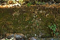 Hand-cut stone wall