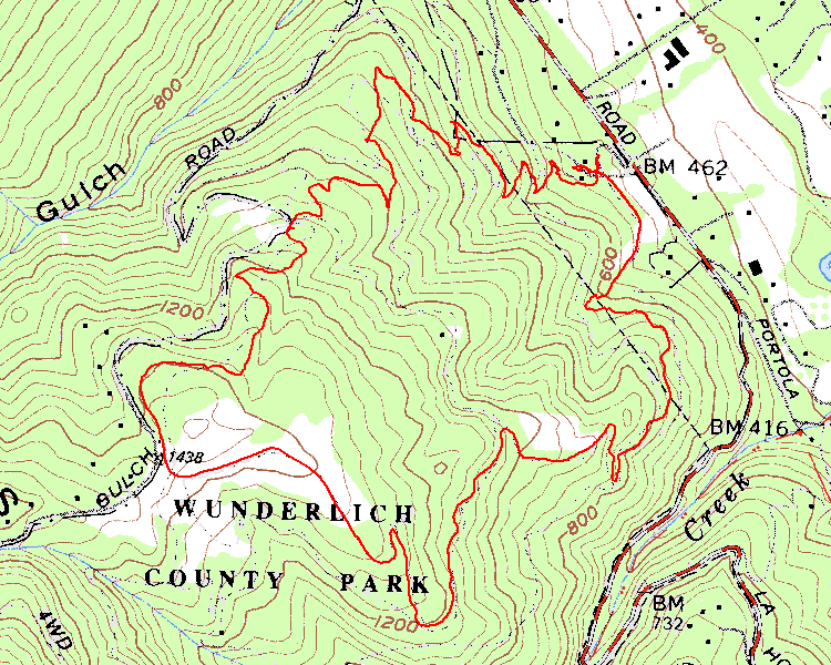Wunderlich topographic map