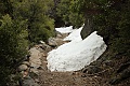 Snow drifts on the John Muir Trail