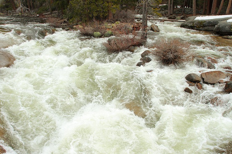Merced River above Nevada Fall