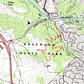 Edgewood County Park topographic map