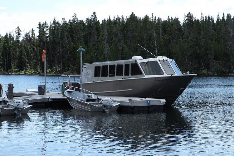 Yellowstone Lake tour boat