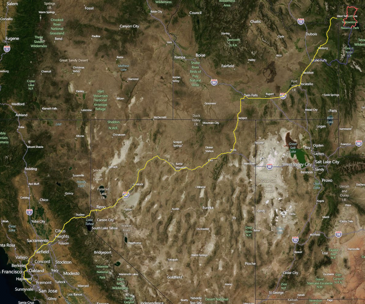 Menlo Park to Wyoming Trip - August 4-12, 2011