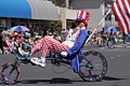 Uncle Sam on a bike