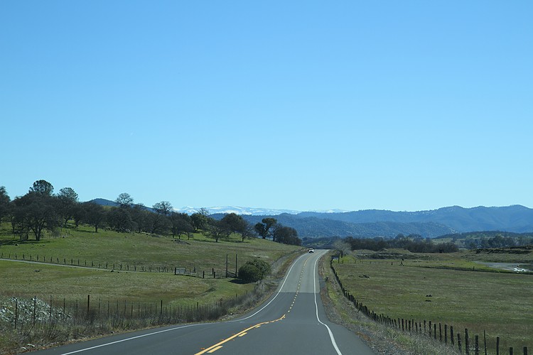 First view of the Sierra Nevada
