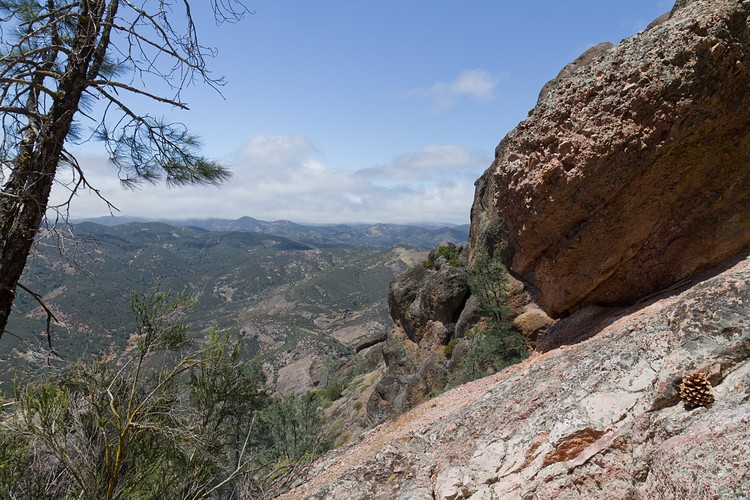 View northwest from the High Peaks Trail