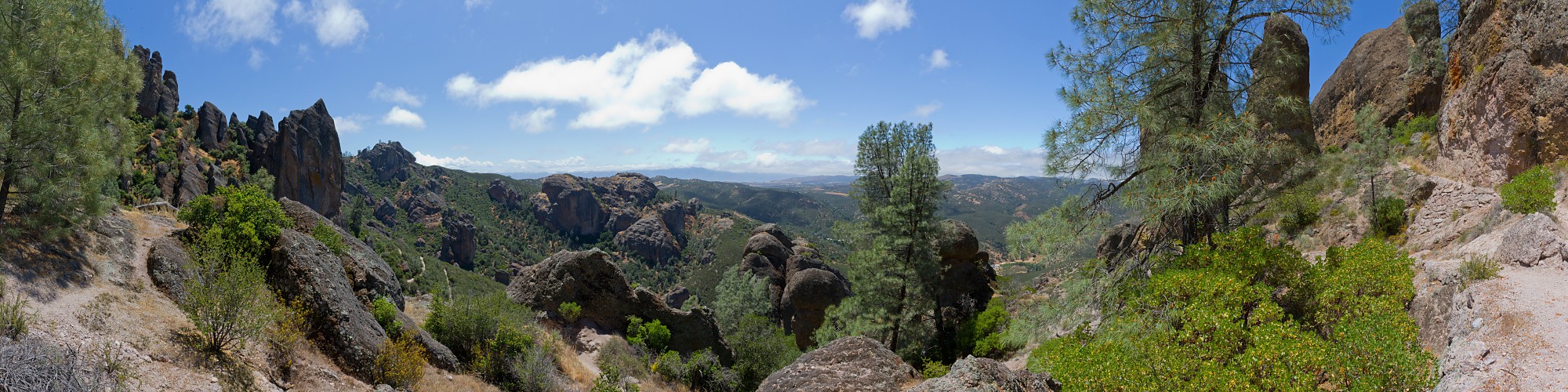 View west from the High Peaks Trail