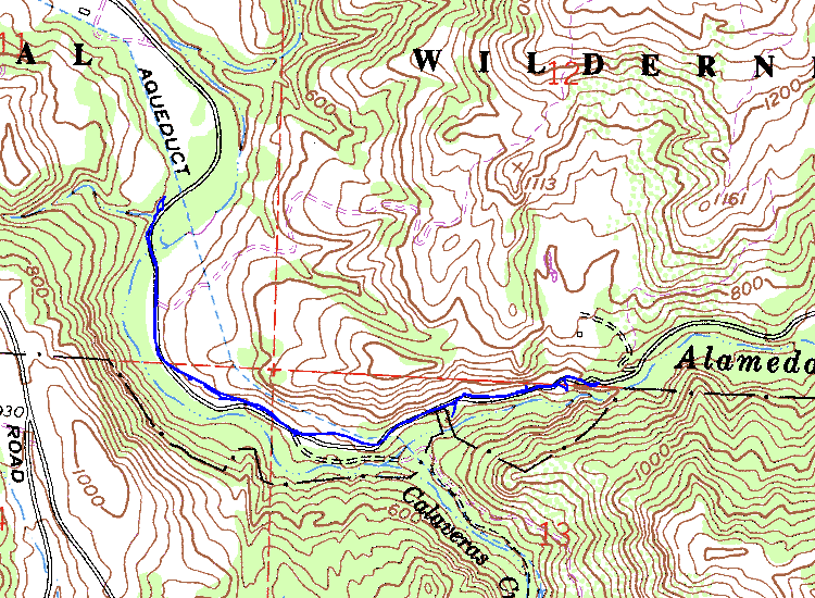 Sunol Regional Park Topo Map
