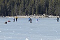 Skaters on Tenaya Lake
