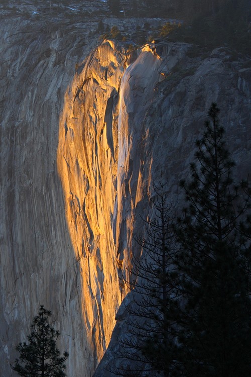 Horsetail Falls - 5:16 pm