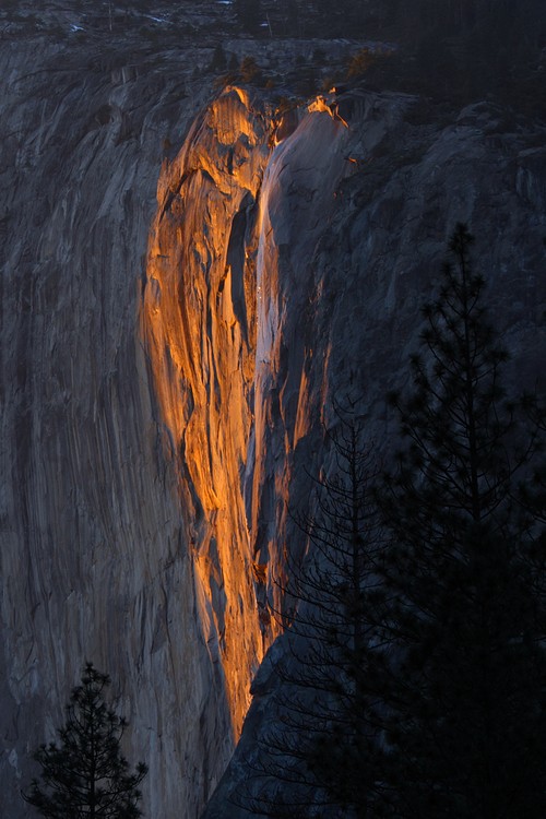 Horsetail Falls - 5:20 pm