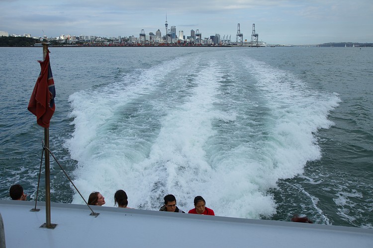 Rangitoto Channel and Auckland