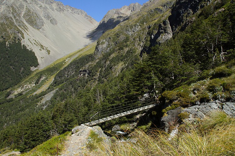 Hukere Stream foot-bridge
