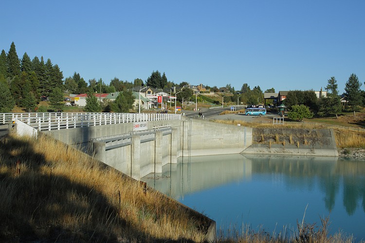 Lake Tekapo control gates