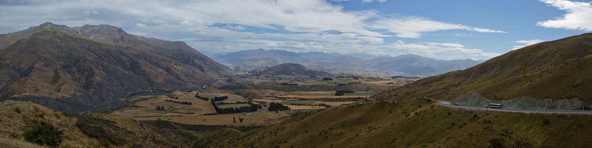 Kawarau River Valley panorama