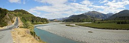 Waiau River panorama