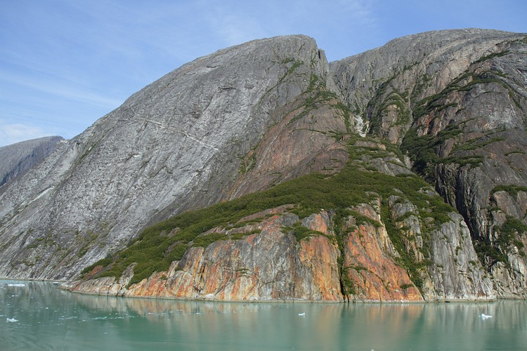 Glacial-carved granite
