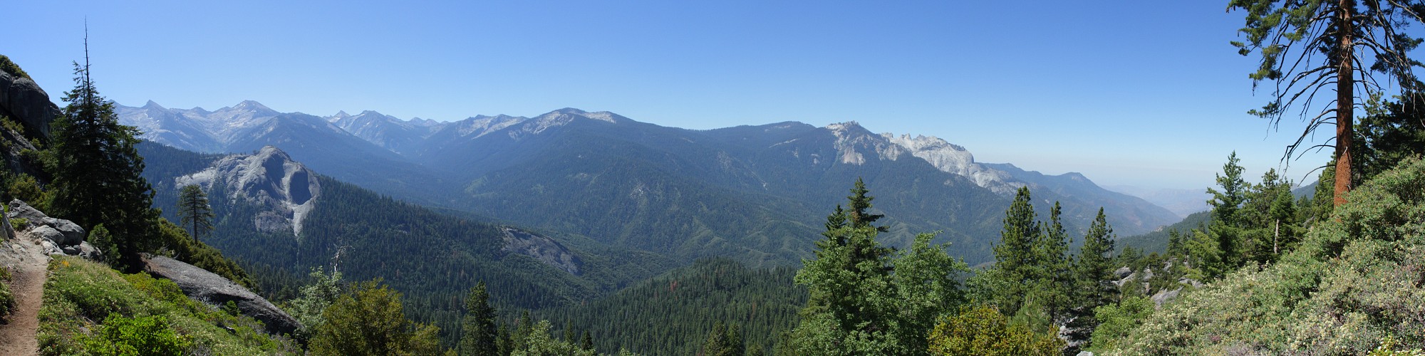 View from the High Sierra Trail