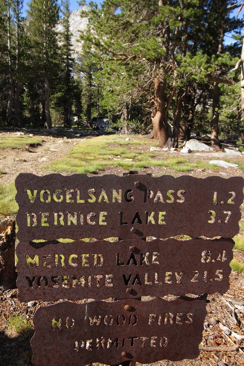Merced Lake 8.4 miles via Lewis Creek