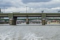 London, Southwark, Millennium and Blackfriars Bridges