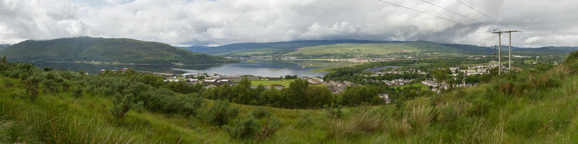Fort William,  Loch Linnhe and Caol