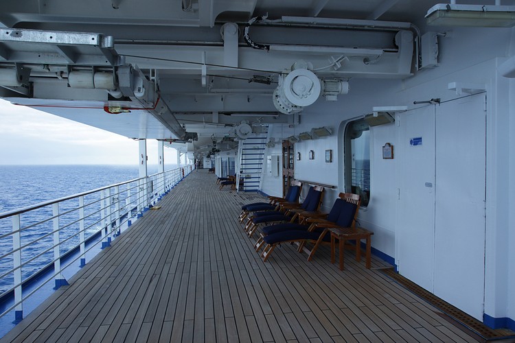 Island Princess at sea