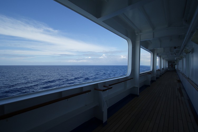 Island Princess at sea