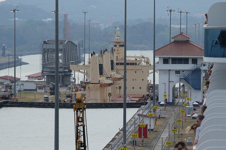 Next ship enters Miraflores Locks