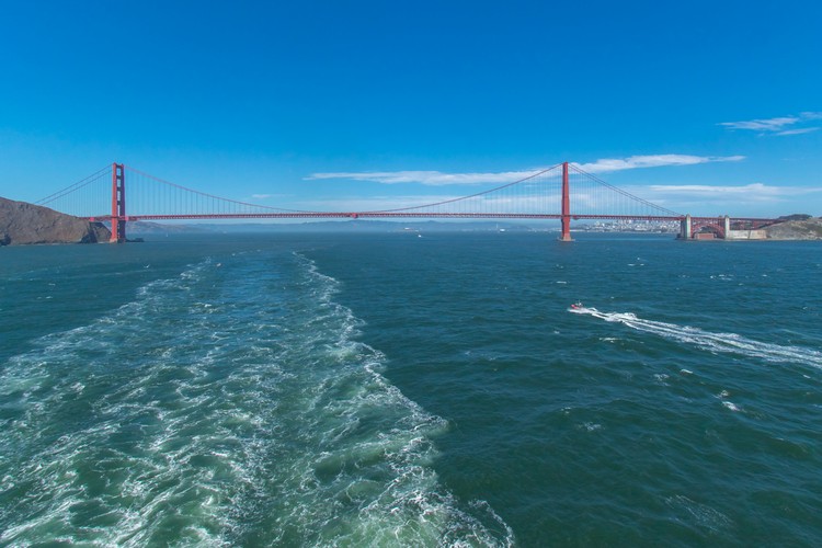 Leaving San Francisco Bay