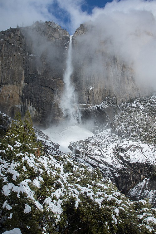 Clearing View of Upper Yosemite Fall