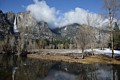 Yosemite Falls from Swinging Bridge