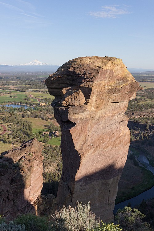 Monkey Face and Mount Jefferson