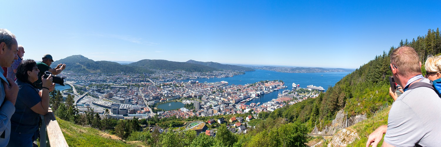 View of Bergen from Mount Fl�yen