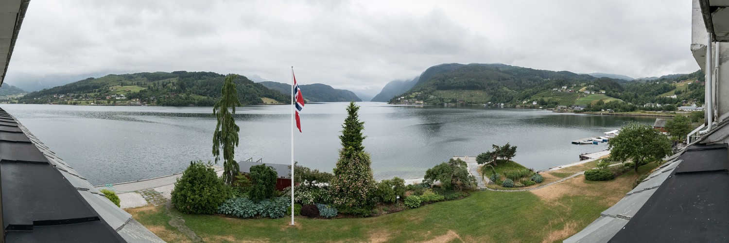 Panorama from the Brakanes Hotel